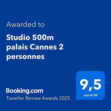 Studio 500M Palais Cannes 2 Personnes المظهر الخارجي الصورة